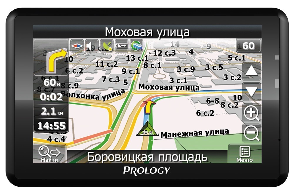Изображение продукта PROLOGY iMap-554AG портативная навигационная система