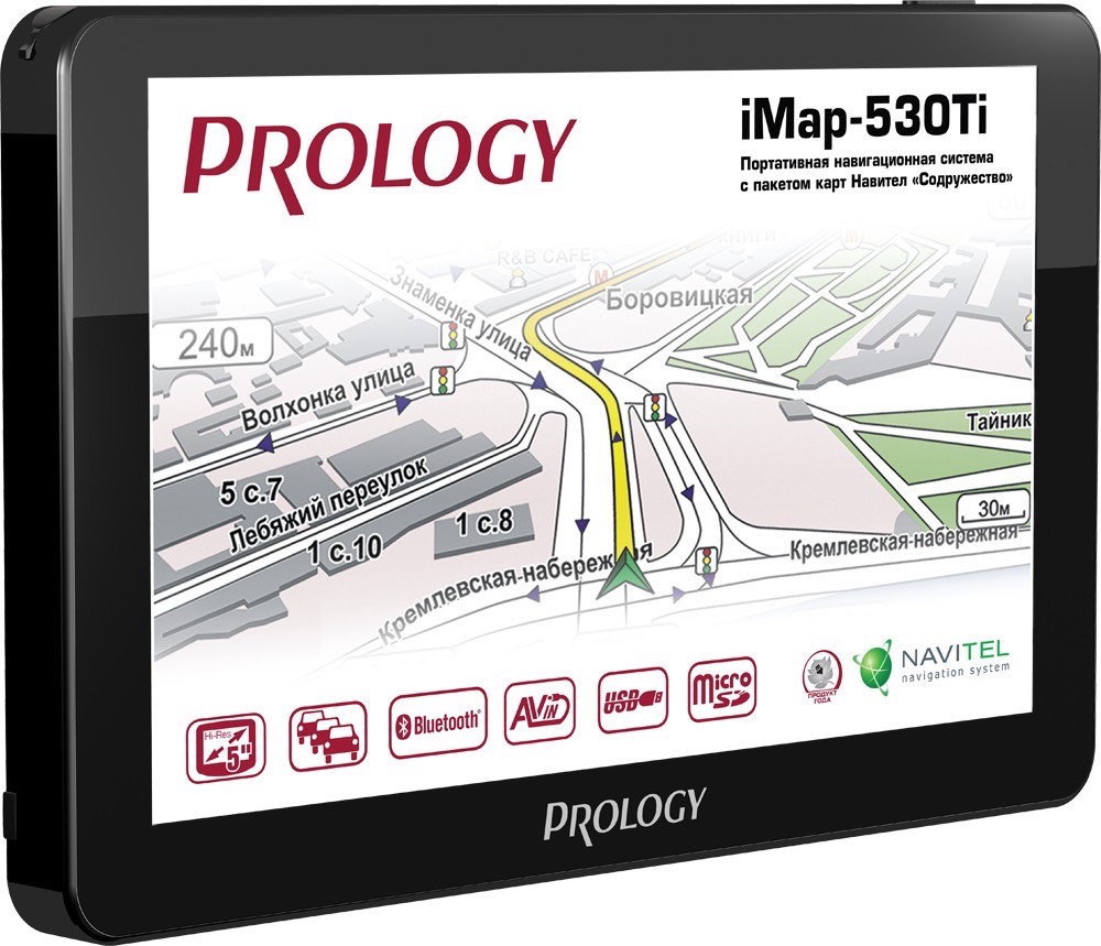 Изображение продукта PROLOGY iMap-530Ti портативная навигационная система