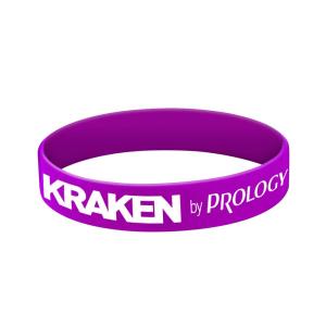 Миниатюра продукта Браслет силиконовый брендированный - KRAKEN by PROLOGY фиолетовый